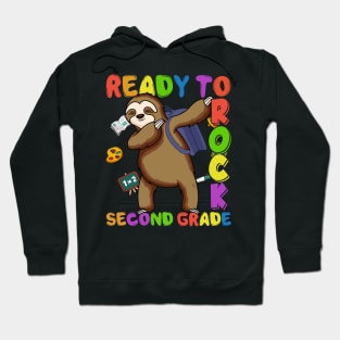 Dabbing 2nd Grade Sloth Back To School Hoodie